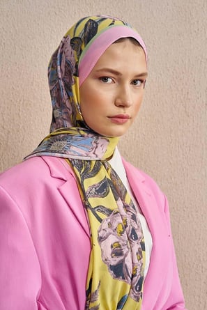 Ed Scarf Celebrity Carmina Şal Sarı Rengi