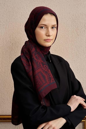 Ed Scarf Celebrity Celestial Şal Kırmızı Rengi