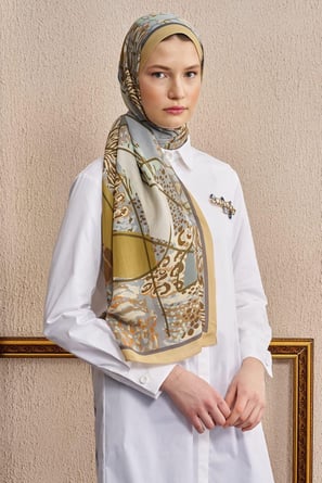 Ed Scarf Celebrity Sable Şal Bej Rengi