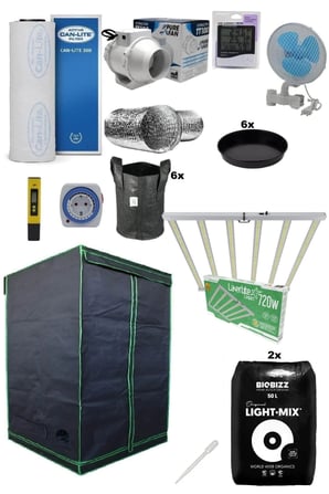 120x120x200 Bitki Yetiştirme Kabin Seti Eco