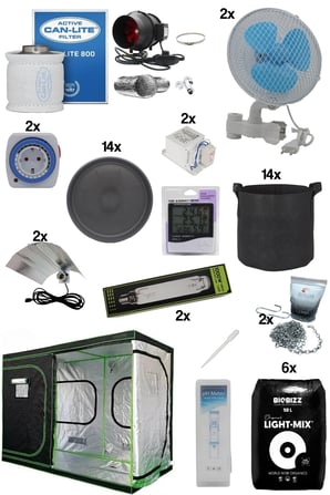 300x150x200 Bitki Yetiştirme Kabin Seti Hid