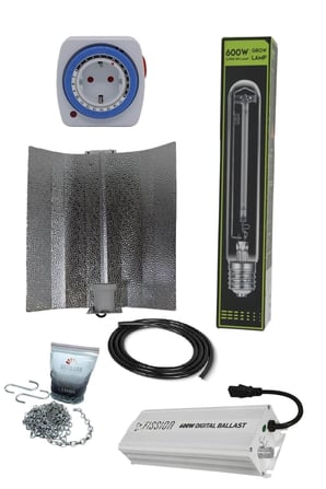600W Elektronik Balastlı Shp/Hps Set