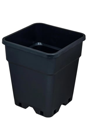 Grow Wizard Plastik Kare Saksı 1 Litre