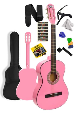 Farklı Tasarımlarda Çocuklar İçin Gitarlar