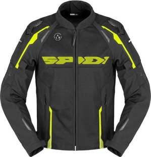 SPIDI RACE WARRIOR 2 NET YAZLIK CEKET SİYAH SARI