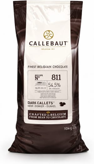 Callebaut 811 Bitter Kuvertür Drop Çikolata 10 kg