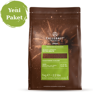 Callebaut Extra Brute Kakao 1 kg (%22 - %24 Yağlı)