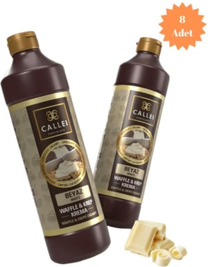 Callei Beyaz Waffle & Krep Sosu 8 adet