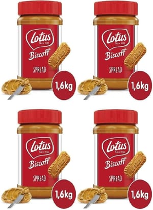 Lotus Biscoff Spread 1600 gr . x 4 adet