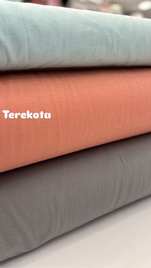 Düz Renk Pazen Kumaş (Geniş Enli) Terakota
