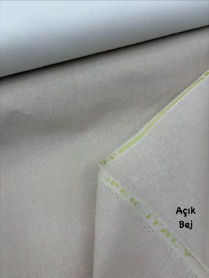 İtalyan Keten Açık Bej