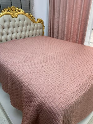 Tuğla Desen Etuval Tofu Yatak Örtüsü Terakota