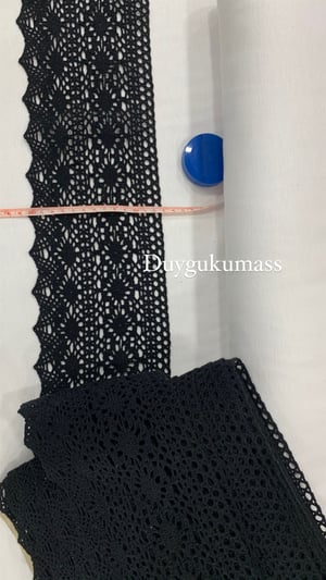 10 Cm Genişlikli Klasik Desen Pamuk Güpür