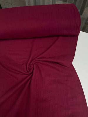 Çift Katlı Düz Renk Müslin Bordo