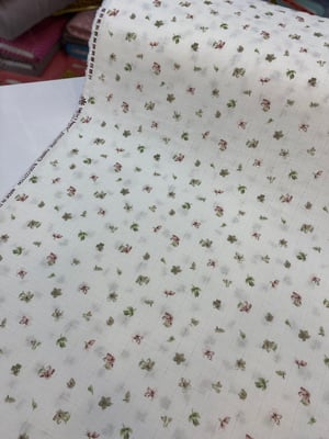 Pastel Çıtır Çiçekler Desenli Müslin Bezi D6125