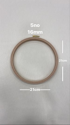 16 Mm Kalınlıklı 5 Nolu Vidalı Ahşap Kasnak (21 cm x 21 cm)