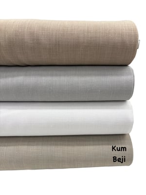 Petunya Keten Kumaş Kum Beji