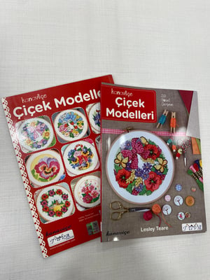 Kanaviçe Çiçek Modelleri Kitabı