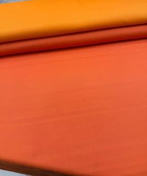 Düz Renk Etuval Cotton Keten Turuncu