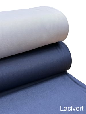 Düz Renk Etuval Cotton Keten Lacivert