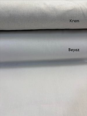 Yonca Ham Amerikan Bezi Beyaz