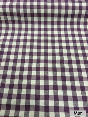 Orta Boy Kareli Etuval Cotton Keten Mor