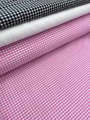 Mini Kareli Zefir Pembe