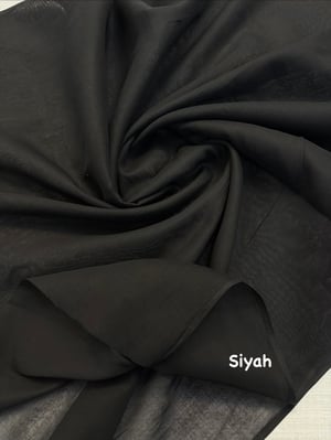 Renkli Tülbent Bezi Siyah