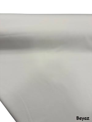Düz Renk Etuval Cotton Keten Beyaz