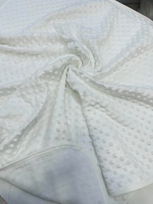 Minky Nohut Kumaş Bebek Battaniyesi – Çift Katlı Pamuk Astarlı Yumuşak Bebek Örtüsü