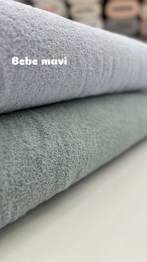 Havlu Kumaş Bebek Mavi