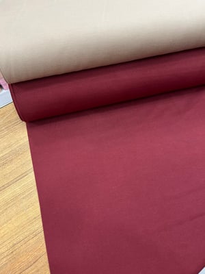 Düz Renk Etuval Cotton Keten Bordo