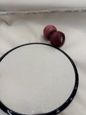 Uğur İpek Etamin 18 Count İşlemelik Kumaş Renk No 6 Açık Bej