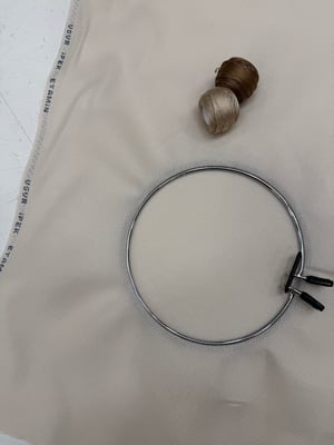 Uğur İpek Etamin 14 Count İşlemelik Kumaş Renk No 6 Açık Bej