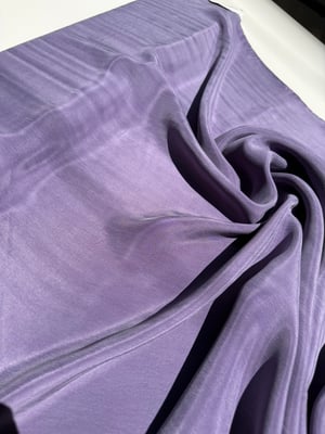 İpeker Düz Scarlet İpek Cupro Kumaş Koyu Violet