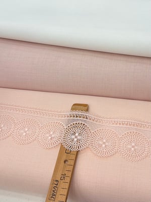 Feres Desen 8 cm Genişlikli Güpür Somon