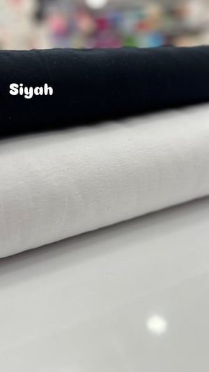 Düz Renk Pazen Kumaş (Geniş Enli) Siyah