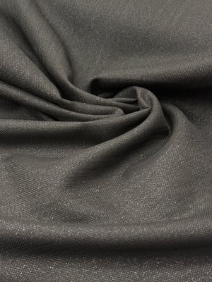 Simli Etuval Linen Kumaş Siyah
