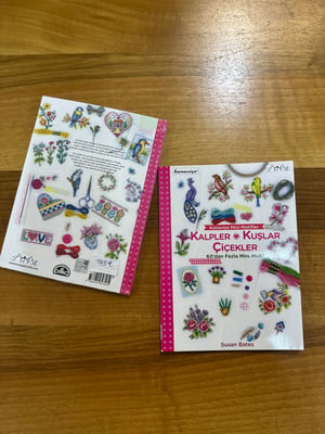 Kalpler Kuşlar Çiçekler Kanaviçe Kitabı
