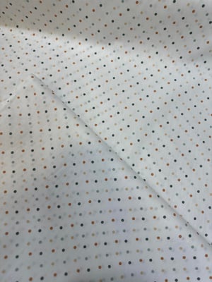 Yeşil Bej Mini Puanlı Akfil Kumaş D80400 Tarçın