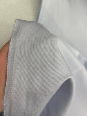 Mat Gabardin Doku Dökümlü Kumaş Açık Mavi