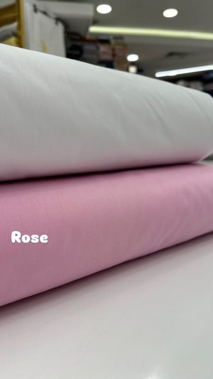 Düz Renk Akfil Kumaş Rose