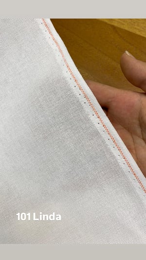 Zweigart Linda 27 Count Evanwave Nakış Kumaşı 1235-101 Kırık Beyaz