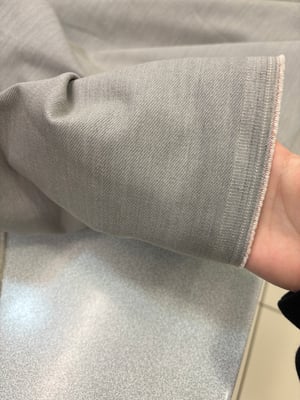 Klasik Denim Kot Kumaş Açık Taş