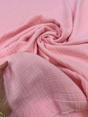 Multi Müslin Kumaş ( 240 CM Enli) Şeker Pembe