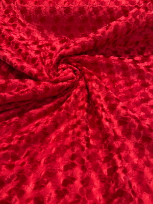 Kısa Tüylü Girdap Desen Peluş Kumaş