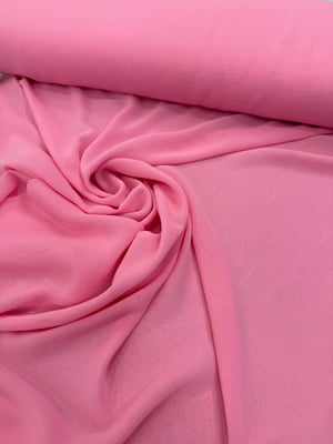 Krep Şifon Şeker Pembe