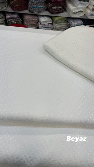 Beyaz Honey Para Puan Desen Etuval Şönil Pike