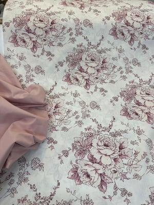 Zemin Gülkurusu Floral Desenli Akfil D2500 Beyaz