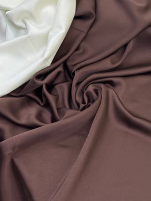 Valentino Asetat Saten Kumaş Acı Kahve
